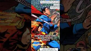 Superman won $1 billion for charity in a race with Flash.