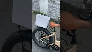 Aventon rear rack diy cargo carrier.