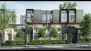 Tour of Modern Townhouse Built with Light Steel Frame
