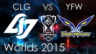 CLG vs Yoe Flash Wolves : LoL Worlds 2015 : ReplayVOD
