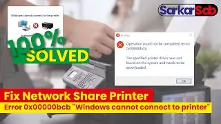 How To Fix Printer Error 0x00000bcb In Windows 10, 11