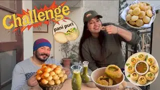 GOLGAPPE CHALLENGE 🔥 SPICY VS KHATTA 🥵 ROBIN HAR GYA ..🫨 #golgappachallenge 