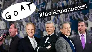Top 5 Best Ring Announcer! || Most Hype!