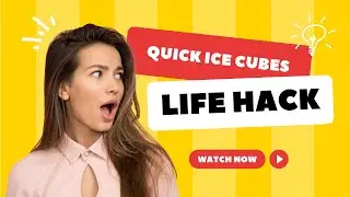 Make Ice Cubes FAST with Hot Water! ❄️🔥 Genius Hack