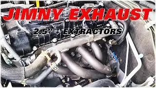 Suzuki Jimny Exhaust Upgrade | 2.5 Inch + Extractors