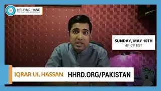 Iqraar Ul Hassan - LIVE TELETHON for PAKISTAN Daily-Wage Workers