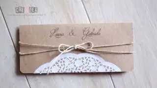 DIY Shabby chic Wedding Invitation-Partecipazione fai da te Shabby 5
