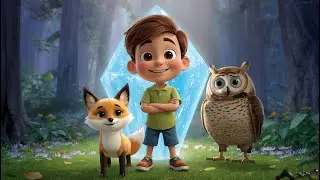 A young boy. Tom and Luna&rsquo;s Forest Quest Starts Here! | cartoon animation | cartoon for kids | 