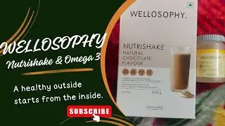 WELLOSOPHY [Nutrishake & Omega 3] || Review in TAMIL|| Catherine's Vlog.