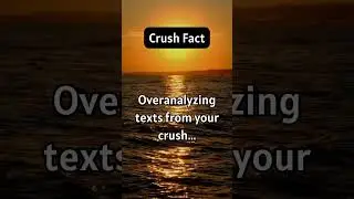 Overanalyzing texts from your crush... 🧐 #facts #shorts