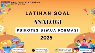 LATIHAN SOAL ANALOGI PSIKOTEST SEMUA FORMASI ￼2025 #pppkkejaksaan2025 #psikotest #psikotes #asn2025 