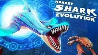 Lochness Monster NESSIE VS Gaint 🦀 Crab || hungry shark evolution