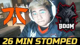 BOOM VS FNATIC GAME 1 - 26 MINUTE STOMPED DPC SEA 2022