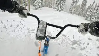 TNGNT Skibike Powder day at Brighton