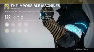 Destiny - Xur (TTK 1) Impossible Machines / Decoding Exotic Engrams