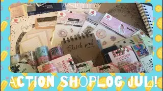 Action Shoplog | Nieuwe Sticker Vellen Van Decotime eindelijk gevonden! | Washitape | Juli 2021 |