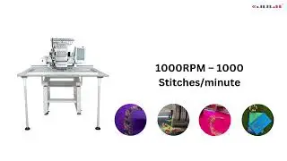 Single Head Embroidery Machine Base Model &ndash; JL 2040: Compact Power, Professional Precision