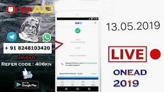 🔴13.05.2019 Earn Proof LIVE OneAD App. OneAD App payment today