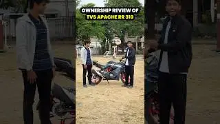 Ownership review of TVS Apache RR310 😍 #shorts #automobile