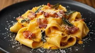 Creamy Pumpkin Pasta Recipe (No Heavy Cream!) 🍝 Healthy & Easy Fall Dinner Idea