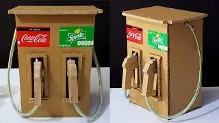 Máquina Dispensadora de Refresco de Cartón estilo Gasolinera | DIY Soda Dispenser Machine