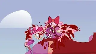 Giggles' scream from 