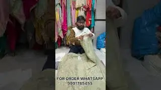 Manufacturer & wholesale of Designer partywear suits #wholesalesuits #delhishopping #chandnichowk