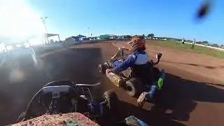 Cape Oval Dirt Karting: Heat 2 390cc Mods - 2025/06/14