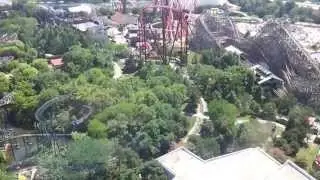 six flags chicago with mai2x and lou, zoe vacation 2013