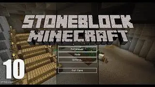 Minecraft: StoneBlock Survival REDECORATION & MINING PORTAL!-Ep. 10- (Modded 1.12 Minecraft)