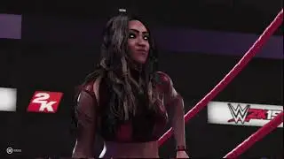 WWE 2K19 Ruby Riott vs Alicia Fox Riott Squad Entrance With Custom Titantron