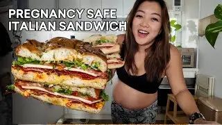 Pregnancy Safe Italian Sandwich on Focaccia with Calabrian Chili Paste