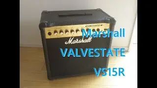 Marshall VALVESTATE VS15R / VS15 試奏レビュー。マーシャル DEMO。取扱説明書 的な説明は動画説明欄にて。