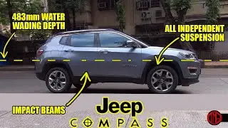 15 Unique Safety Features - Jeep Compass 2020 BSVI [ Hindi ] - TMG Reviews