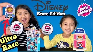 Mini Brands Disney Store Edition! Unboxing Disney Mini Toys!!