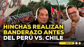 Hinchas peruanos realizan 'banderazo' previo al debut frente a Chile en la Copa América 2024