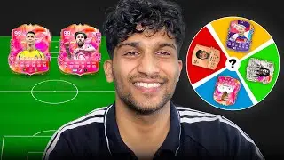 99 Messi 🐐VS 99 CR7 🐐but Spin the Wheel decides the team🔥