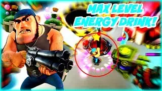 MAXED PVT. BULLIT ENERGY DRINK! | Boom Beach War Factory | Solo Attempt with Only Pvt. Bullit!
