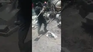 concrete slabbing, Jamaica Gordon pen