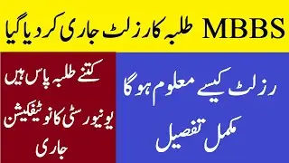 UHS Result Announced 2021-22 - 1st Prof MBBS Result Announced- How To Find MBBS Result? UHS Result
