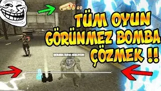HAYALETLE SÜREKLİ GÖRÜNMEZ OLUP BOMBA İMHA ETMEK !! WOLFTEAM SİNSİ TROLL İMHA !!