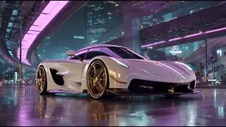 Inside the Golden Future Factory ✨ 8 Hour Luxury Sci-Fi Ambient City (4K HDR)