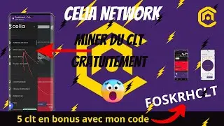 Celia Network  ⛏⛏ Miner du CLT #CltMining #CeliaNetworkApk#CltGratuit #CommentMinerduClt