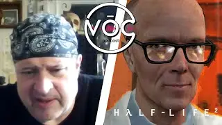 Recording lines with Dr. Kleiner from Half-Life 2! (Harry S. Robins)