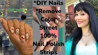 Removing/applying  Color Street 100% nail polish strips.Tips to keep polish fresh & last.#diynails