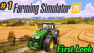 Farming Simulator 20 Gameplay | Fs 20 First Look |Farming view | Timelapse | #1