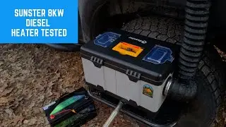 Дизельный обогреватель Sunster TB10 мощностью 8 кВт протестирован в реальных холодных условиях.