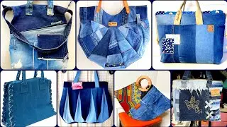 Most Beautiful Denim 70+Designs Old Pants Recycled #trending #Tote bag ideas 2025