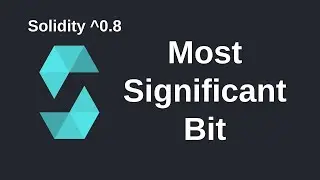 Most Significant Bit using Binary Search Code | Solidity 0.8