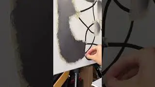 Blending neutral acrylic colors ￼🎨 #shorts #acrylicpainting #abstractart #art